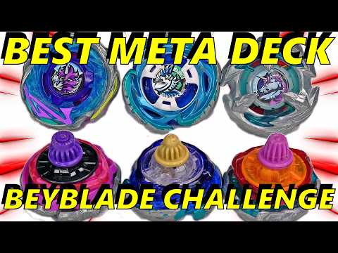 THE BEST META BEYBLADE X DECK CHALLENGE