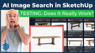 Testing the NEW AI Search Feature in SketchUp 3D Warehouse