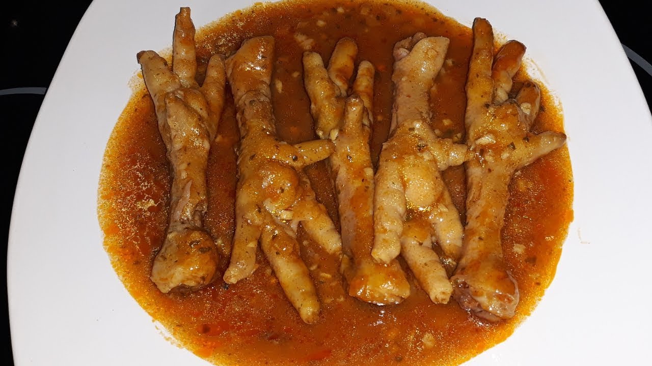 PATITAS DE POLLO EN SALSA DE CALLOS MUY FÁCIL Y DELICIOSA - YouTube