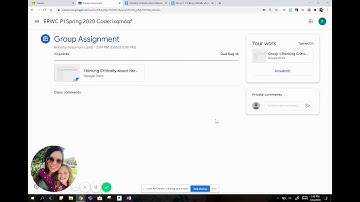 How to Create and Submit a Group Assignment to Google Classroom
