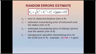 Week 4 Pearson Chapter 6 Random Errors