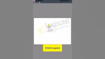 Cách thiết lập khổ giấy cho Layout trong AutoCAD  #họcautocad #autocad #vadunishort