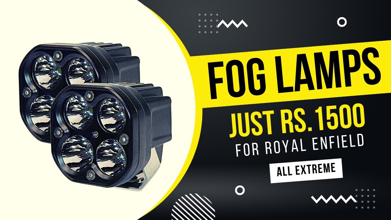 Fog Light For Bike Fog Lamps For Royal Enfield Affordable Fog Light