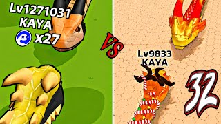 Snake Clash.io VS Snake Hero- Ultimate Snake Battle #snakeclash #snakehero #gaming #132 screenshot 4