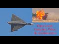 Final Moments Indian Tejas LCA Before Crash Complete Video Aviationnews Breakingnews Tejascrash