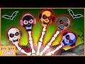 Skeleton Finger Family Songs | Funny and Spooky Rhymes | Scary Nursery Rhymes by Teehee Town