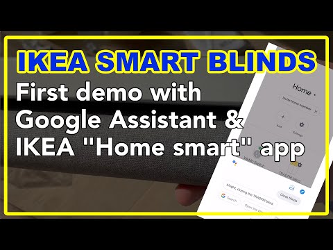 Controlling IKEA smart blinds with Google Assistant and Home smart app - No HomeKit or Alexa