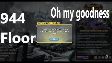 Dungeon Defenders 2 Floor 944 All Boss 6/6 Omg fail and Game Crash T^T