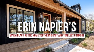 Warm Black Rustic Home Inspired by Erin Napier’s Southern Craft and Timeless Comfort