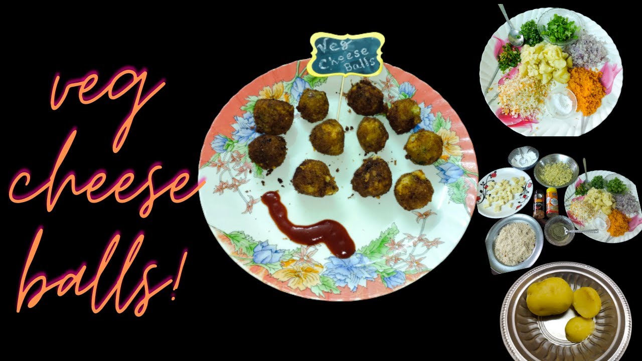 veg cheese balls how to make cheese balls party snack recipe