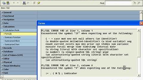 Oracle Forms Class Session 6 B