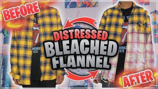 Bleach Distressed Flannel Diy Best Look For 2020