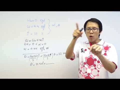 สรุปการเคลื่อนที่แบบหมุน
