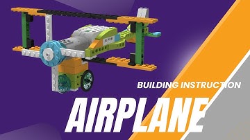 BUILDING INSTRUCTION WEDO 2.0 - AIRPLANE #lego #wedo #stemplus #buildinginstructions