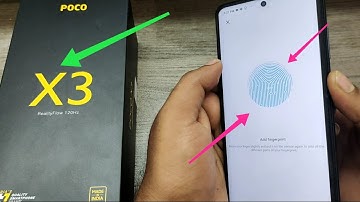 How to set fingerprint  lock and unlock in POCO X3,POCO X2,POCO X3 pro|  add fingerprints to Poco X3