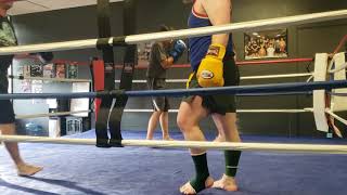sparring sesh at PMT