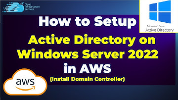 How to Setup Active Directory on Windows Server 2022 in AWS (Install Domain Controller)