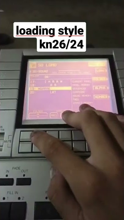cara loading style di Kn2600/2400
