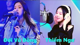 Let Me Down Slowly | Cover :  Đới Vũ Đồng (戴羽彤) VS Thiểm Ngư (鱼闪闪BLING) #Shorts