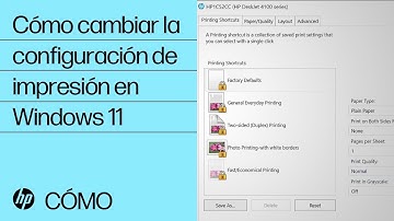 Cómo cambiar la configuración de impresión en Windows 11 | Impresoras HP | HP Support