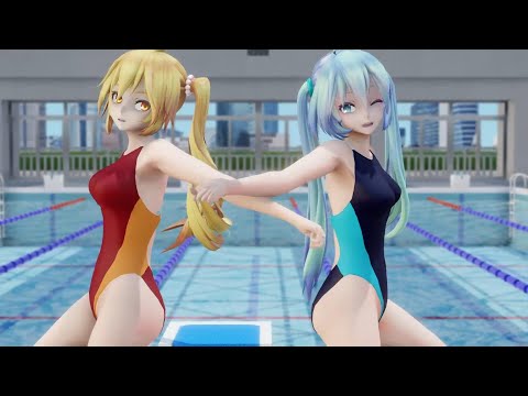 【MMD】爽快奪回Sunlight／内田彩・佐伯伊織 × 初音ミク・亞北ネル