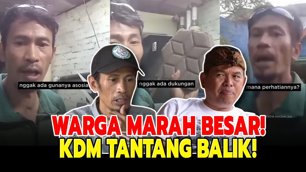 Marah Besar Gegara Usaha Paving Block Dicuekin Pemerintah! KDM Tantang Balik!