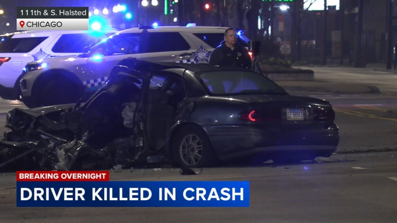 Driver killed in Morgan Park crash, Chicago police say - YouTube