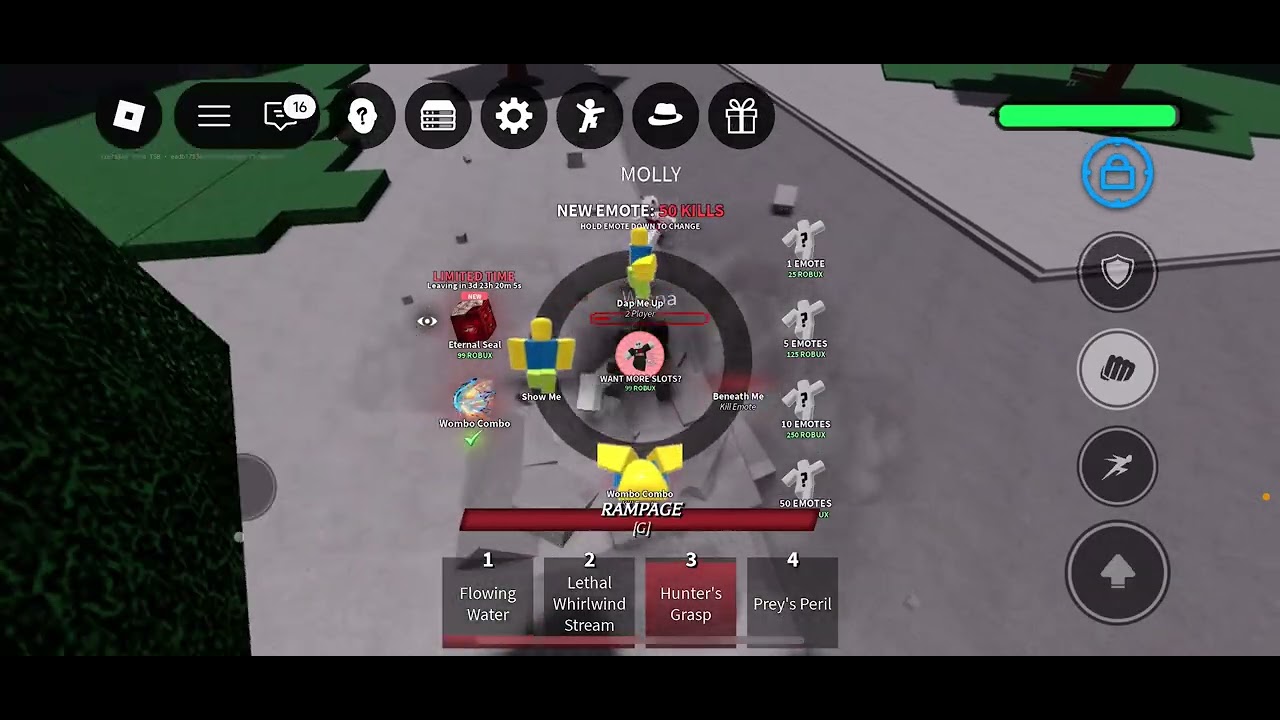 Humbling people in tsb 