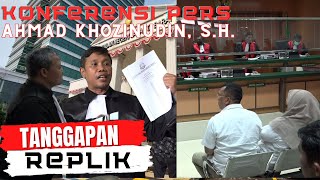 🔴 Konferensi Pers Ahmad Khozinudin, S.H.Tim Pengacara dari SK Budihardjo