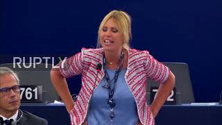 Subscribe to our channel! rupt.ly/subscribealessandra mussolini,
granddaughter of former italian dictator benito urged her fellow eu
parliamentari...