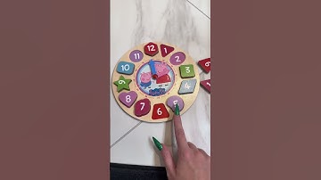 Peppa Pig Shape Sorter Clock Puzzle Review