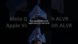 Meta Quest 3 vs Apple Vision Pro (M2) on Hand Tracking! Not close enough for #vrchat interaction?