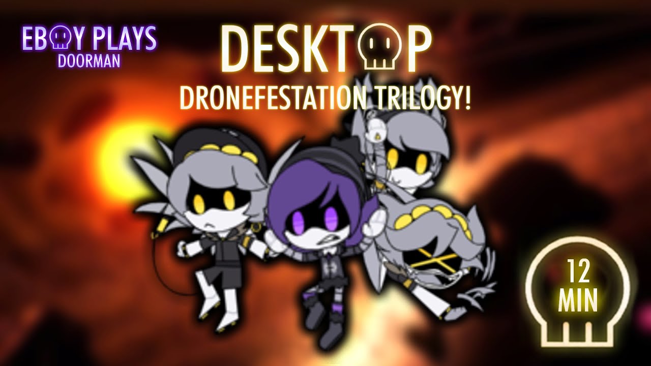 Dronefestation Trilogy 2 MURDER DRONE but inside your Desktop Eboy
