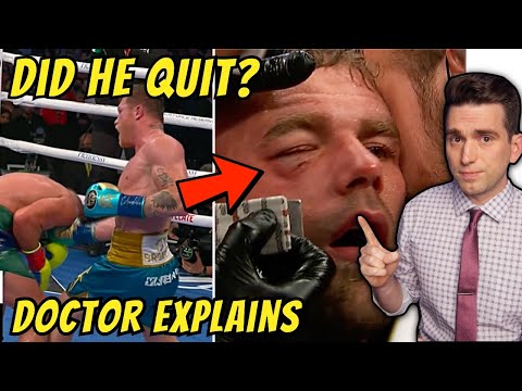FAKE or REAL Injury? Canelo Alvarez vs Billy Joe Saunders - Doctor Explains What REALLY Happened