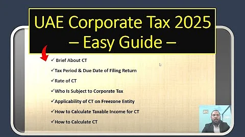 UAE Corporate Tax 2025 - Easy Guide 🇦🇪