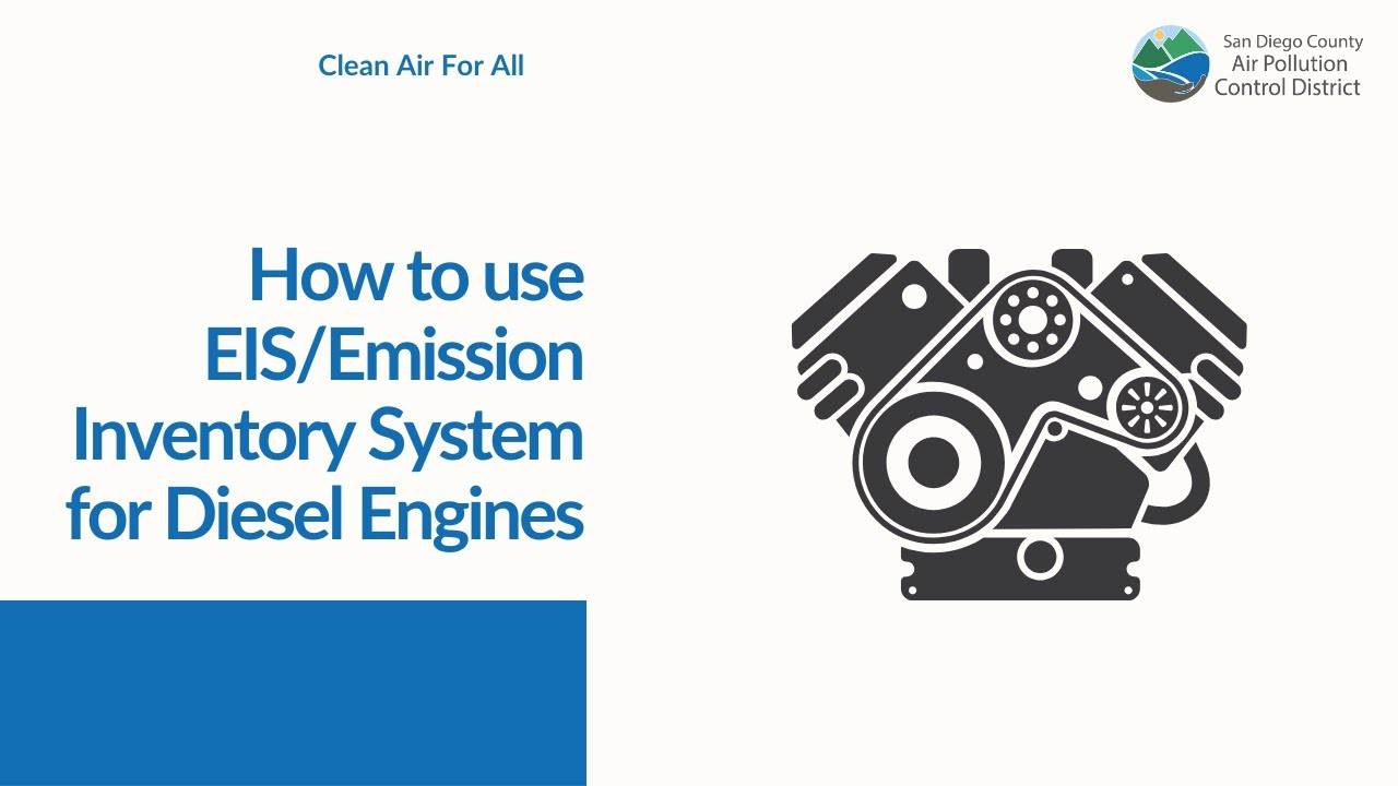 How to Use EIS/Emission Inventory System for Diesel Engines YouTube