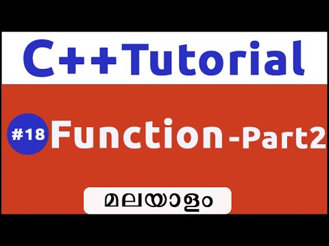 Function Prototyping In C++ -Malayalam #18