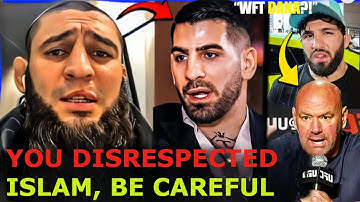 Khamzat Chimaev BLASTS Ilia Topuria Over Islam Makhachev Comments! Dana White in Trouble!