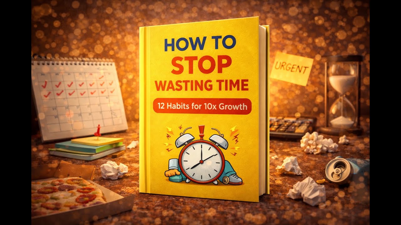 Stop Wasting Time: 12 Habits That Multiply Productivity & Career Growth | Book Summary