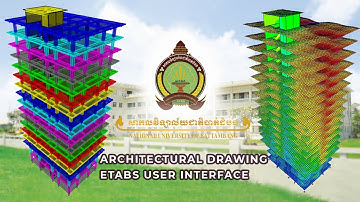 01 NUBB RC ETABS 01 Architectural drawing and ETABS