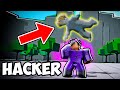 I 1v1'd a HACKER in Roblox The Strongest Battlegrounds