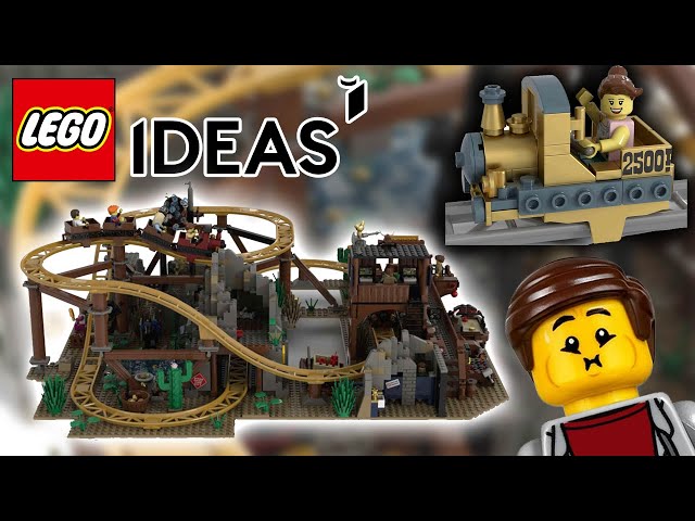 LEGO IDEAS - Gold Rush Mine Train Roller Coaster