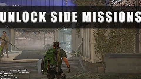The Division 2 how to unlock side missions