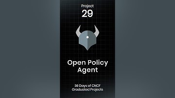 📜Open Policy Agent – Unified Policy Enforcement for Cloud-Native Security | CNCF Project #29