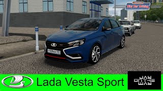 🚗 Lada Vesta Sport 1.8 для City Car Driving #jayontheway