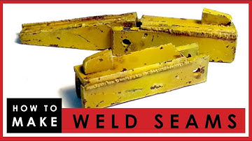 Hoe je lasnaden maakt op schaalmodellen