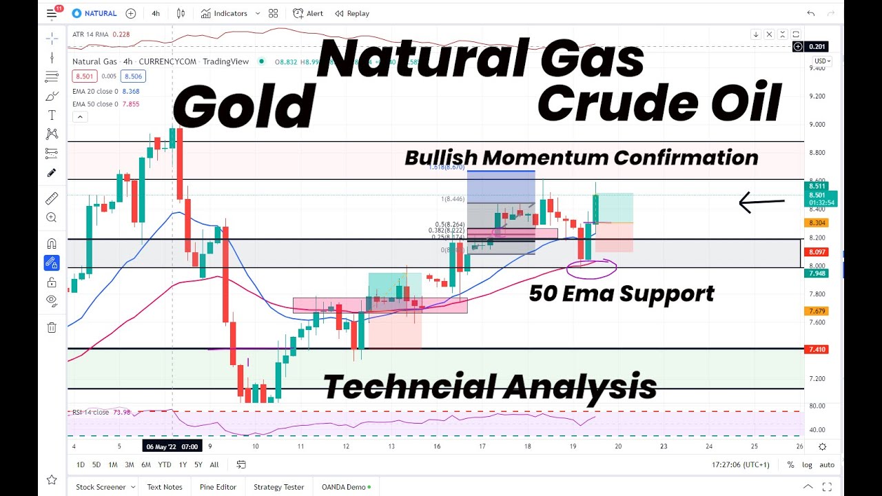 Natural Gas Bullish Momentum | Gold | Crude Oil | Next Entries ...
