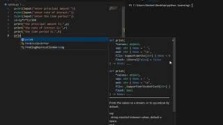 ✅ Python Program: Simple Interest | Beginner Friendly