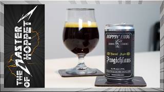 Hoppin' Frog Barrel-Aged Frogichlaus Swiss-style Celebration Lager | TMOH - Beer Review
