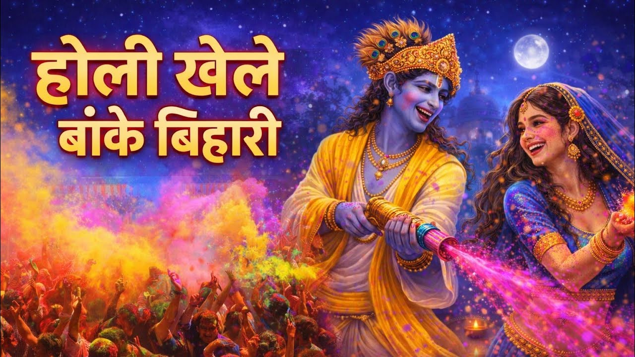 Holi Khele Banke Bihari | #djholisongs #holisong #holi2026 #brajholi #happyholi #yt  #holi #holisong